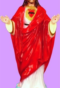 24 inch Blessing Sacred Heart Of Jesus - Full Color Finish