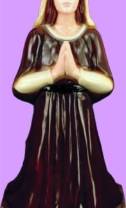 16 inch St. Bernadette - Full Color Finish