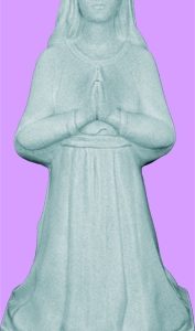 16 inch St. Bernadette - Granite Finish